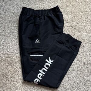 Reebok Boy’s Black Joggers with Logo, Sz 14/16